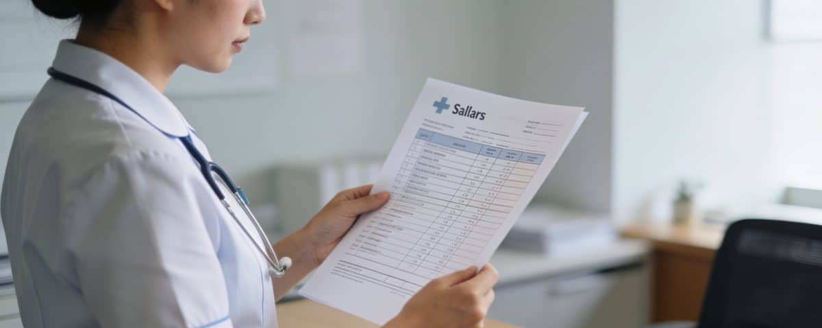 aide soignante consulte tableau salarial imprime en bureau