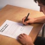 Client signe formulaire pour arreter contrat telesurveillance