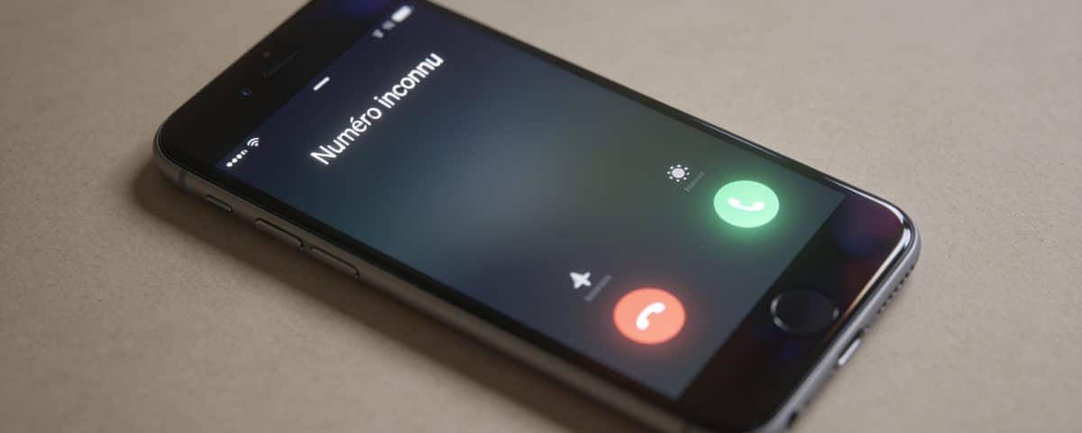 Telephone portable affichant appel entrant numero inconnu